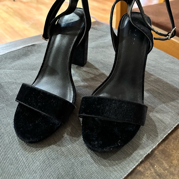 Sandro Velvet Sandals - Picture 2 of 6